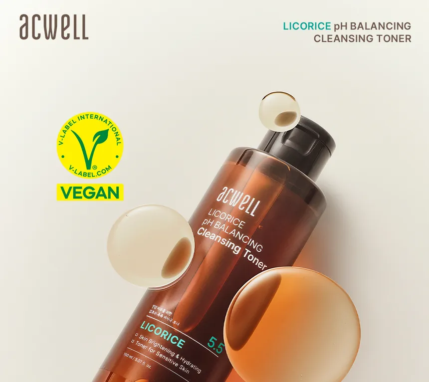 acwell - Licorice pH Balancing Cleansing Toner (x80) (Bulk Box)