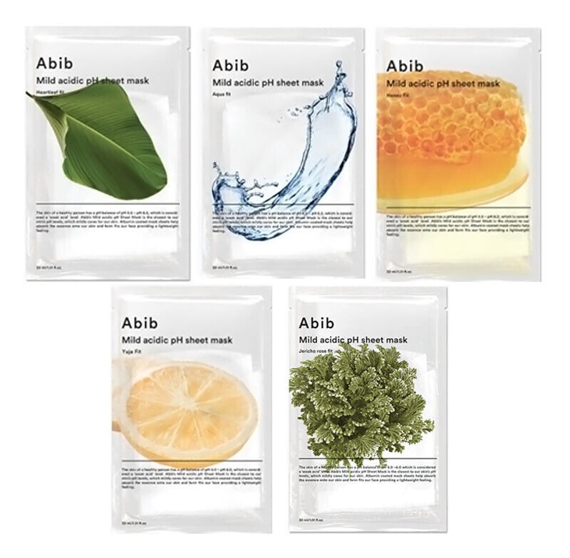 Abib - Mild Acidic pH Sheet Mask - 6 Types
