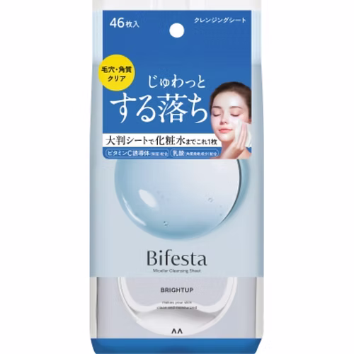 Bifesta Micellar Cleansing Sheet Bright Up - 46 sheets