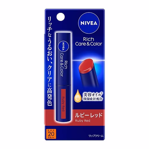 Nivea Rich Care & Color Lip Ruby Red 2g