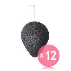 Purito SEOUL - Bamboo Charcoal Konjac Sponge (x12) (Bulk Box)