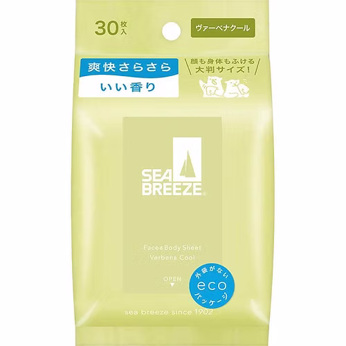Sea breeze Face & Body deodorant sheet (Verbena)